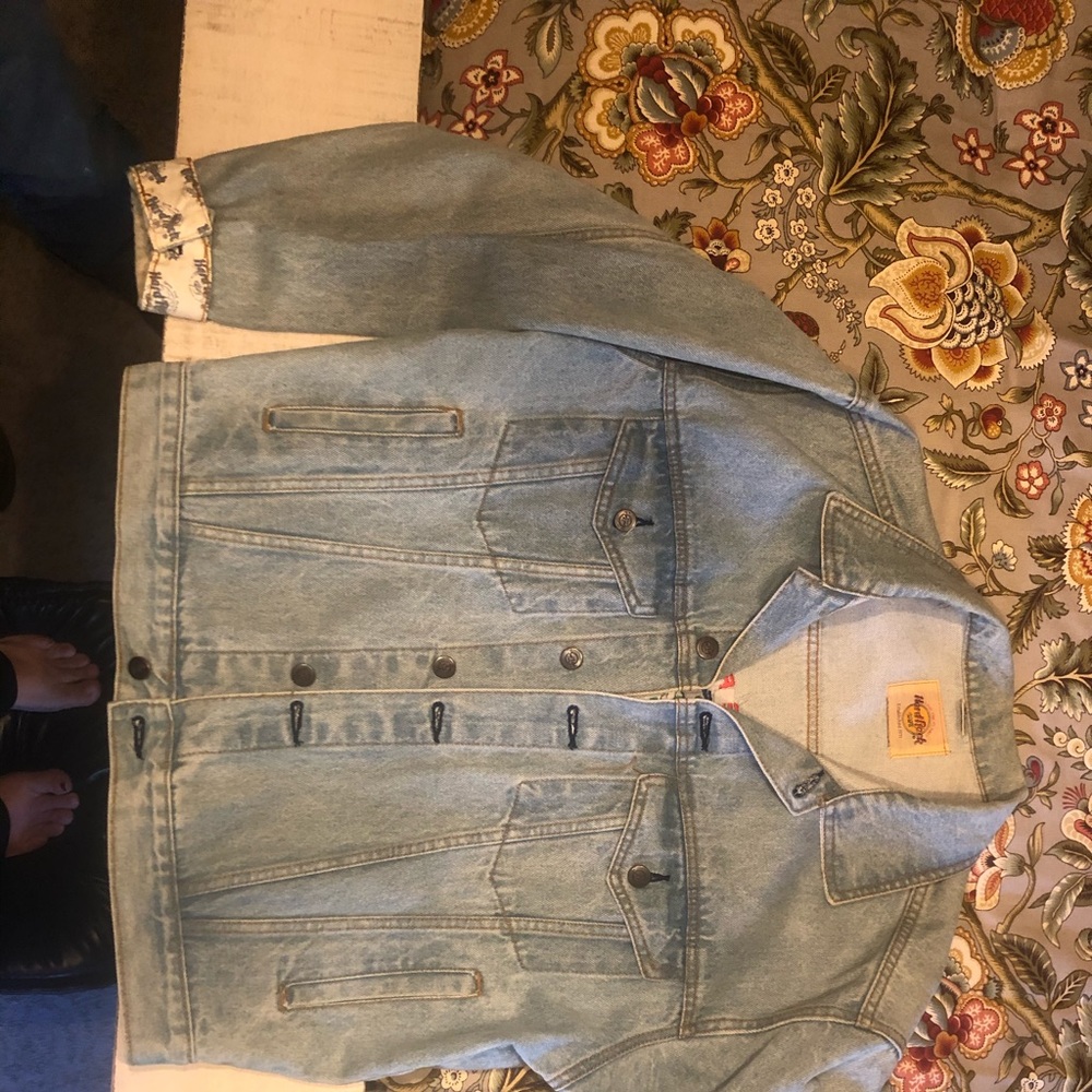 Authentic Hard Rock Cafe Jean Jacket